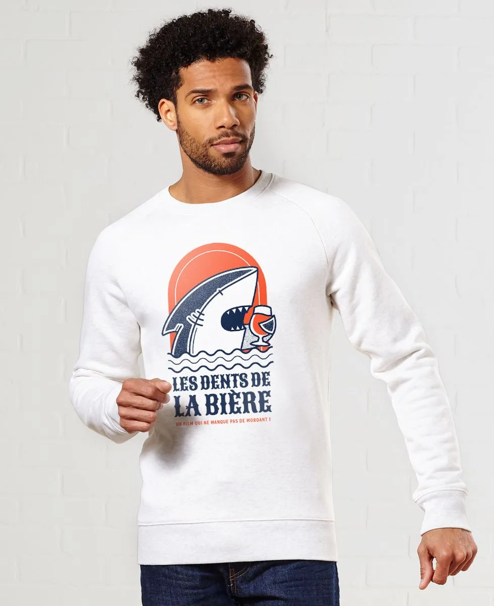 Sweatshirt homme Les Dents de la Bière - Monsieur Tshirt x Le Gallodrome